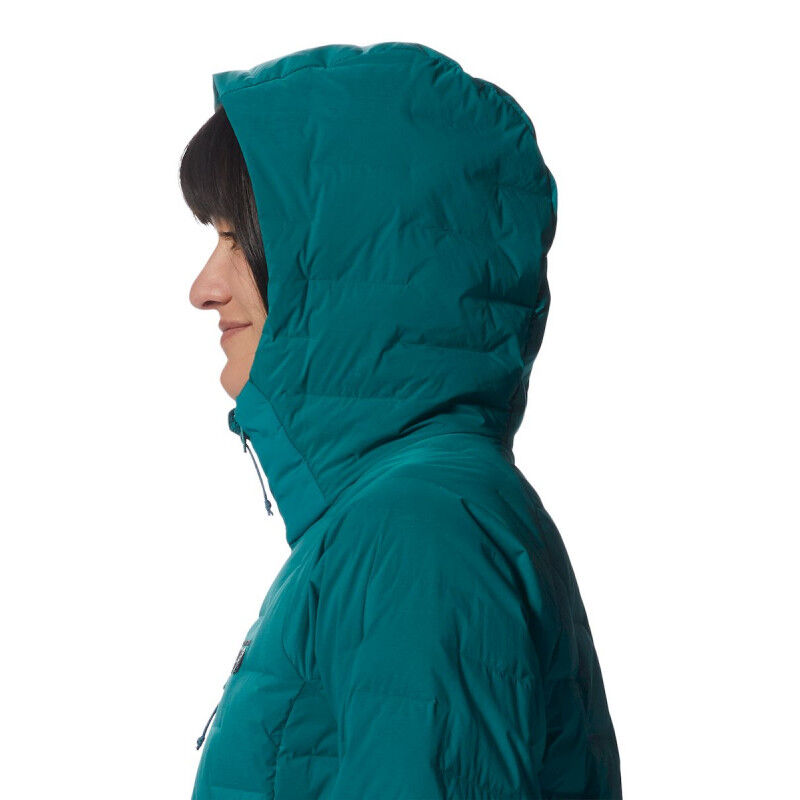 Stretch Down Hooded Jacket - Doudoune femme