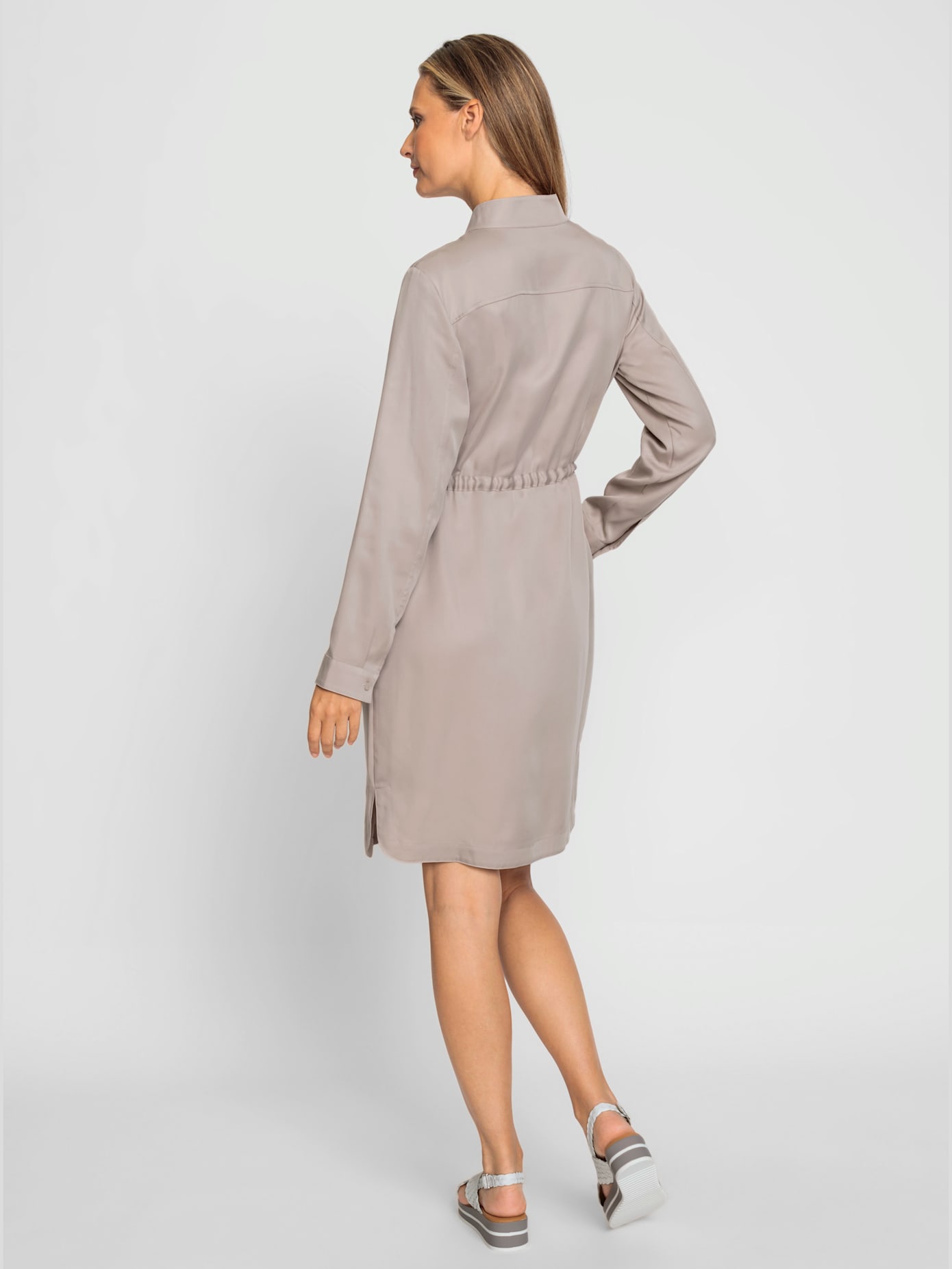 Robe chemisier pur lyocell