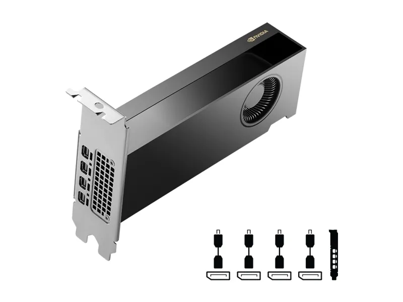 NVIDIA - Grafikkort - NVIDIA RTX 2000 Ada - 16 GB GDDR6 - PCIe 4.0 x8 - 4 x Mini DisplayPort