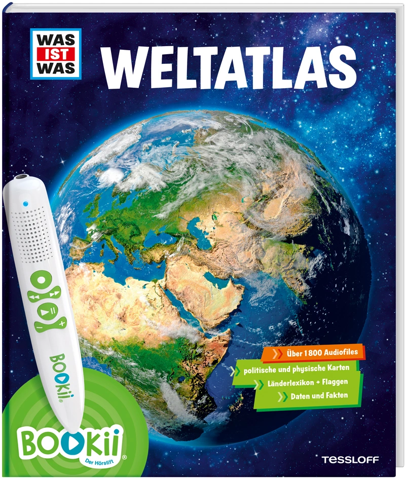 BOOKii / Antippen, Spielen, Lernen / Was ist was: Weltatlas