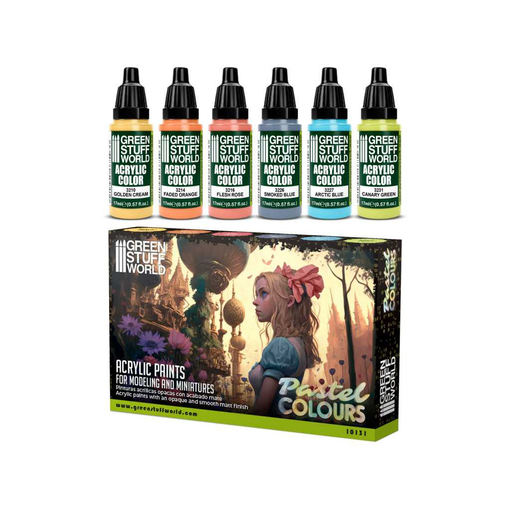 Set de Peintures - Couleurs Pastel