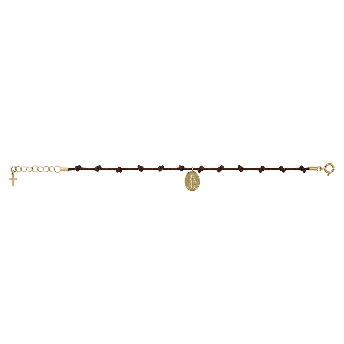 Bracelet Brillaxis cordon dizainier miraculeuse or