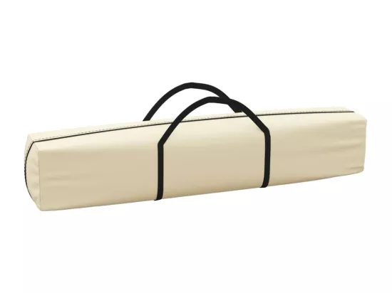 Tente de réception pliable avec parois Crème 3x3 m
