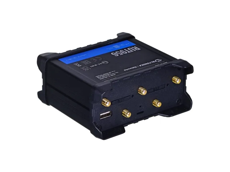 Teltonika RUT956 - Trådløs router - WWAN - 3-ports-switch - Wi-Fi - 2,4 GHz - 3G, 4G, 2G - DIN monterbar på skinne