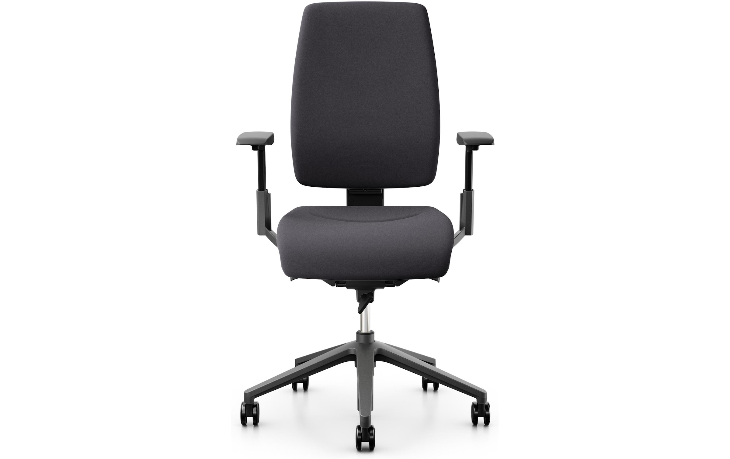 Giroflex Schreibtischstuhl »68 mit Polsterrücken und Armlehnen, Charcoal« ()