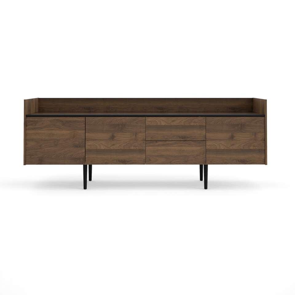 Dressoir Yding - walnoot - 40,5x195,5x73,2 cm