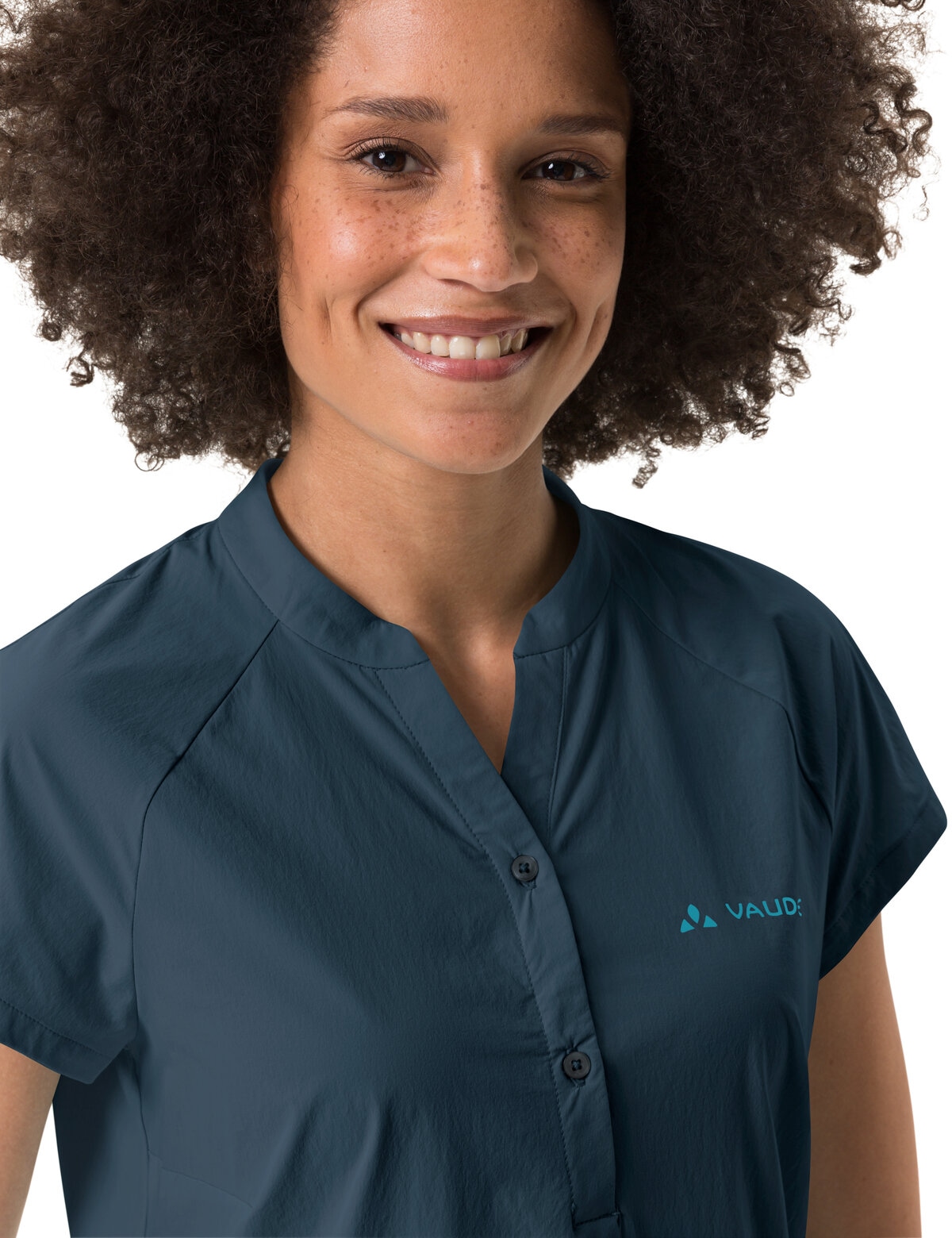 VAUDE Funktionsbluse »WOMEN'S YARAS SL SHIRT II« 1 Stk. tlg. mit 2-Knopf-Form