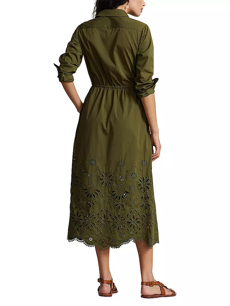POLO RALPH LAUREN Midikleid olive