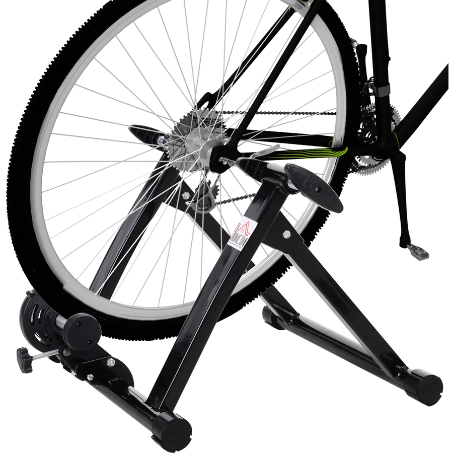 HOMCOM Rollentrainer mit Magnetbremse schwarz