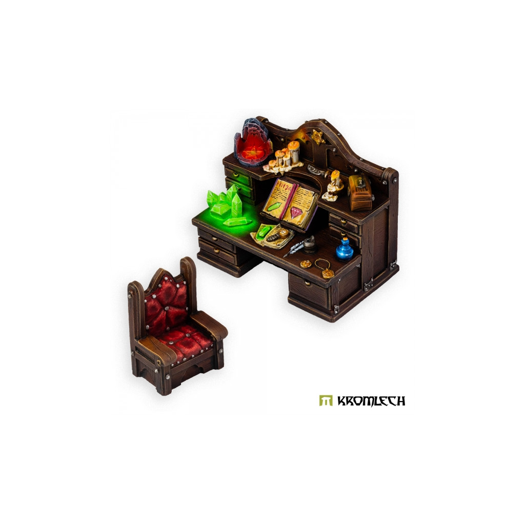 Wizard's Worshop Workdesk with Chair