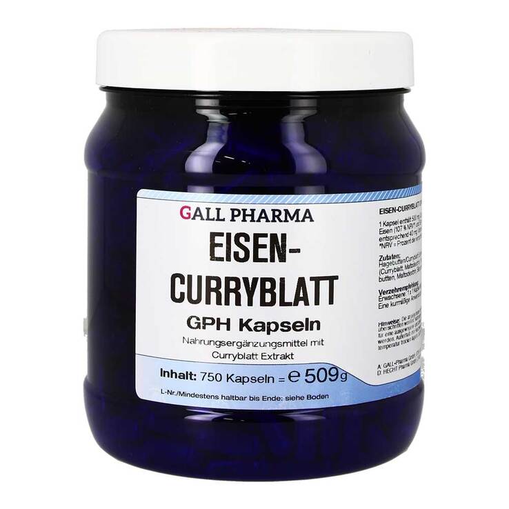 Eisen-Curryblatt GPH Kapseln, 750 St
