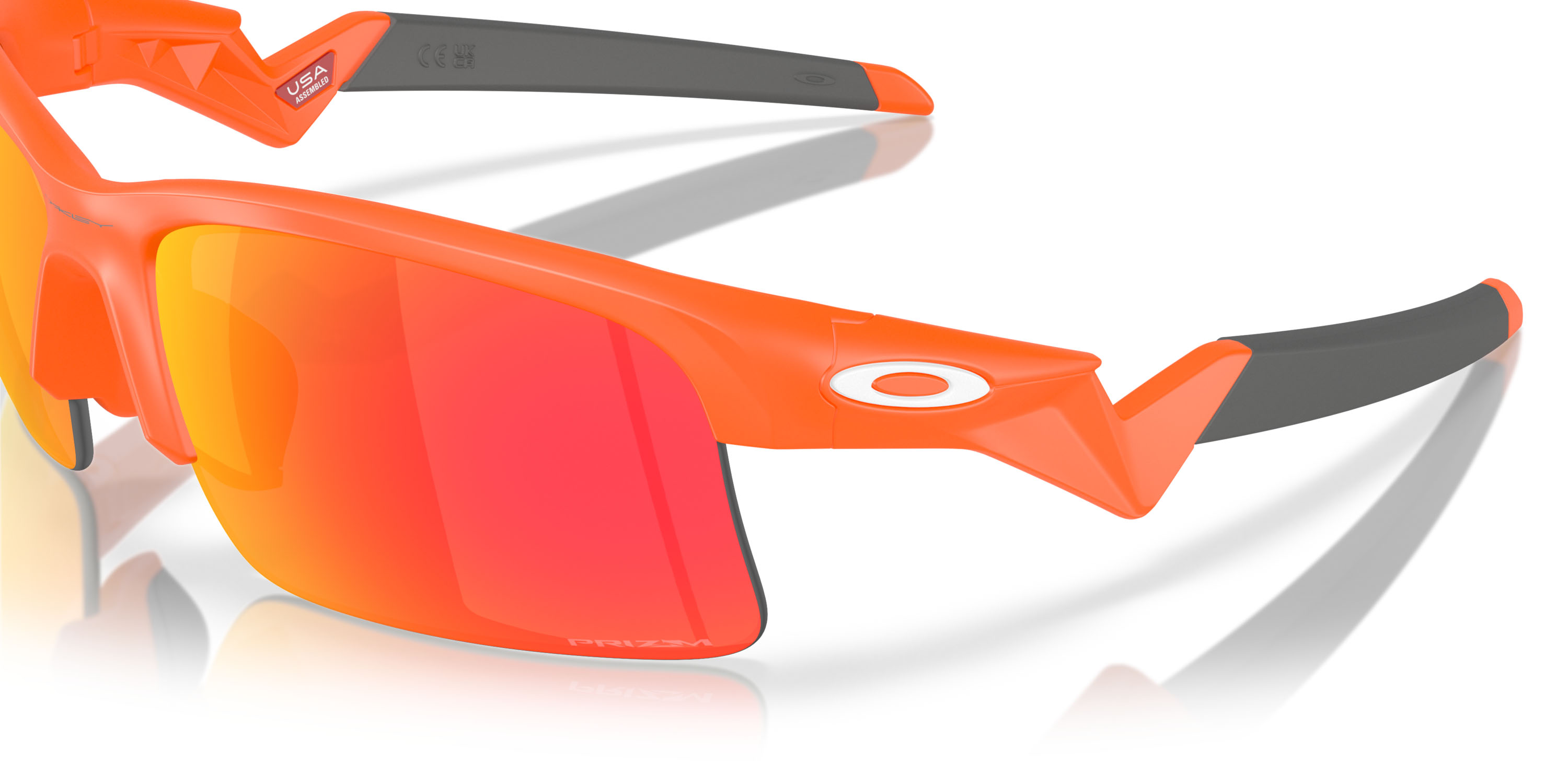 Capacitor 0762/Matte Neon Orange w/Prizm Ruby