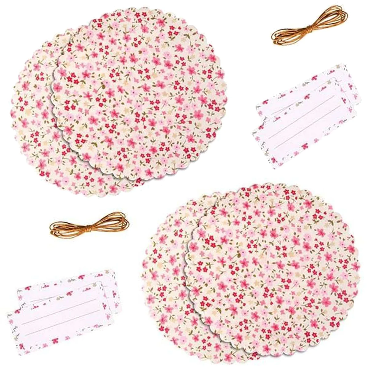 2 kits de décoration pour pot de confiture Fleurs Rayher