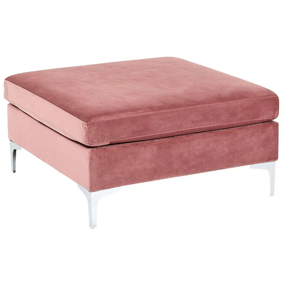 EVJA - Ottomaan - Roze - Fluweel
