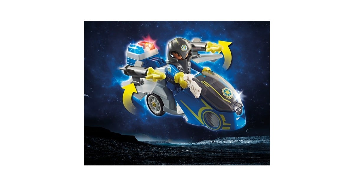PLAYMOBILGalaxy Police - Galaxy politiemotorfiets Constructiespeelgoed  (70020)