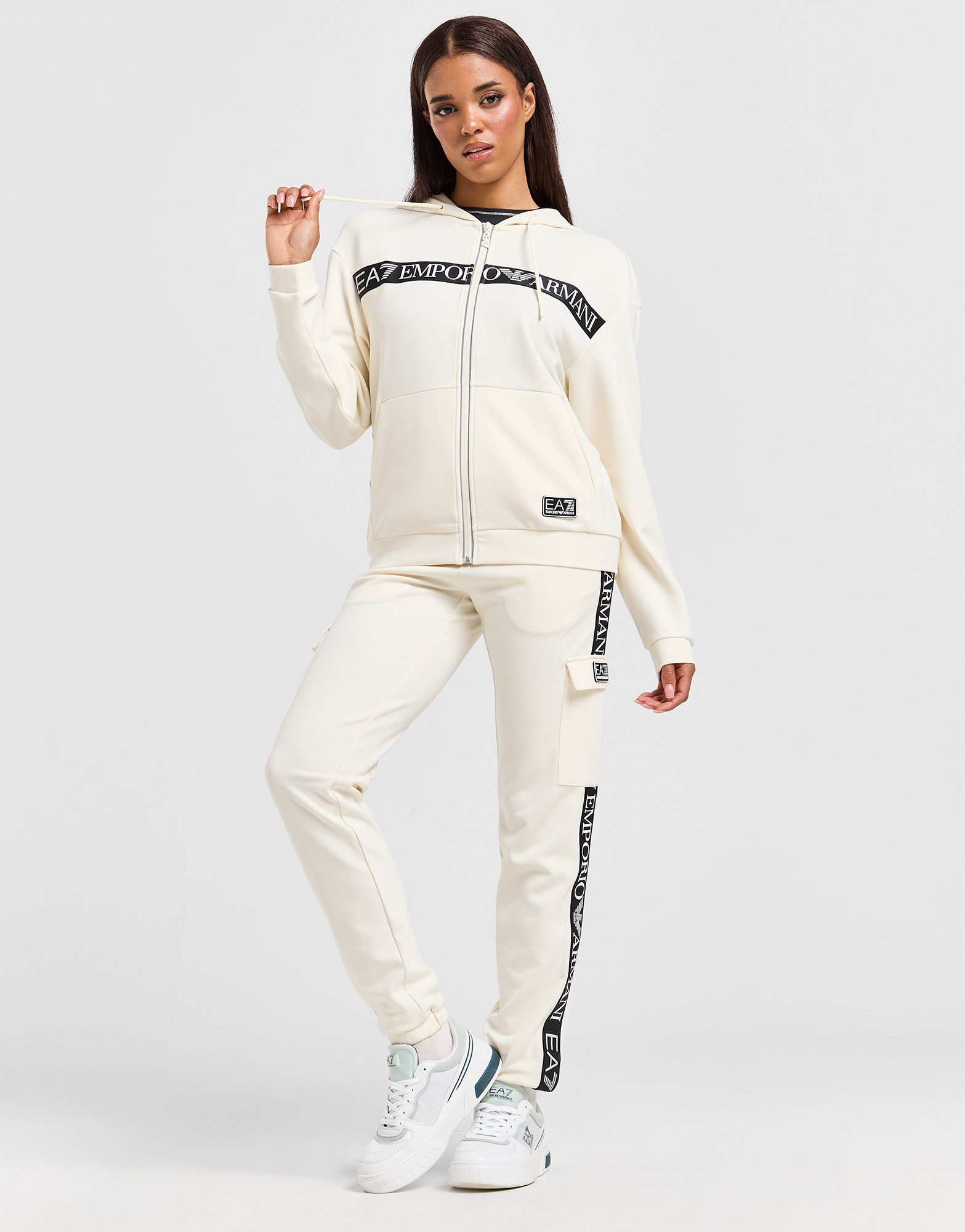 Emporio Armani EA7 Sweat à Capuche Ventus Femme