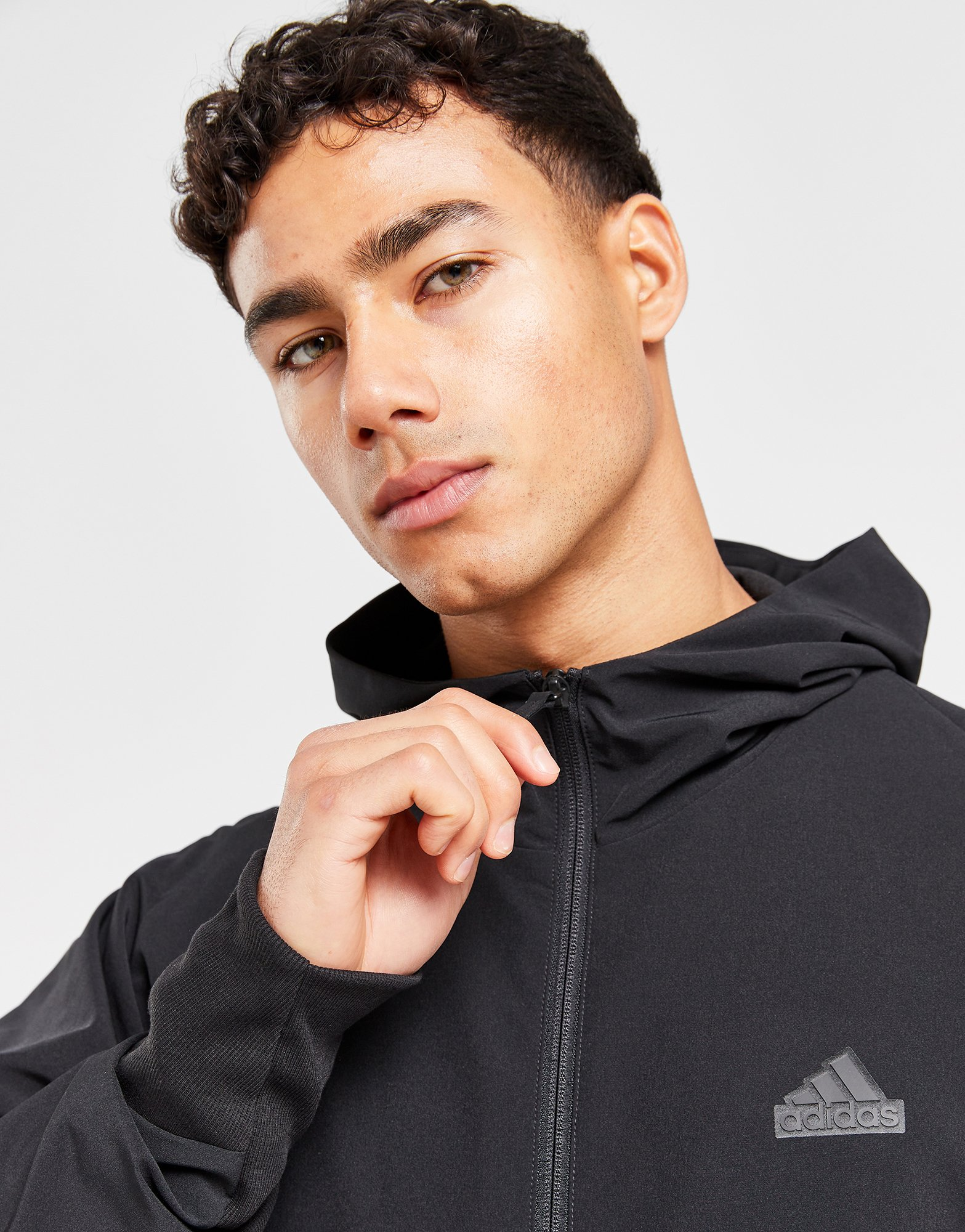 adidas Veste de survêtement à capuche zippée toile Z.N.E.