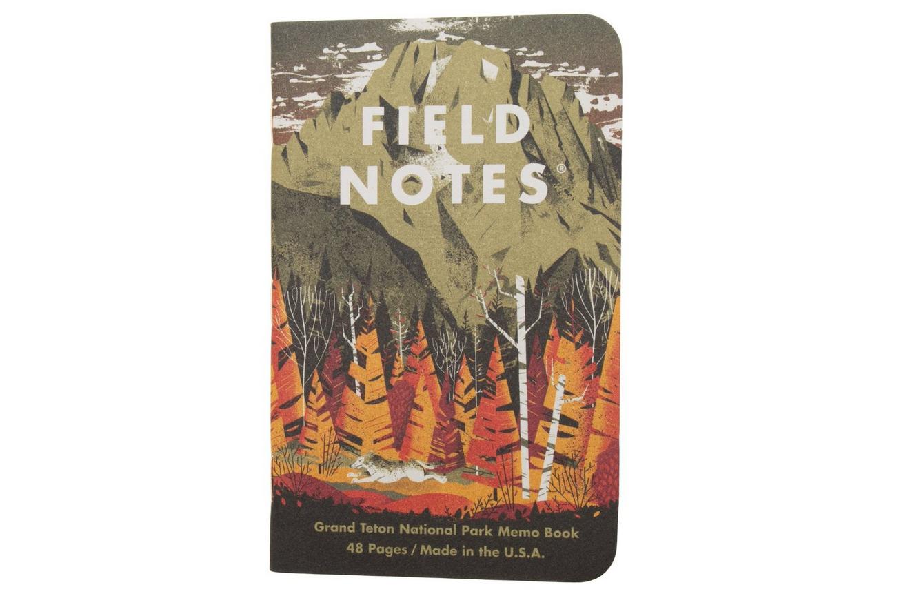 Field Notes National Parks FNC-43d Graph 3-Pack D Grand Teton Arches Sequoia, notitieboekjes