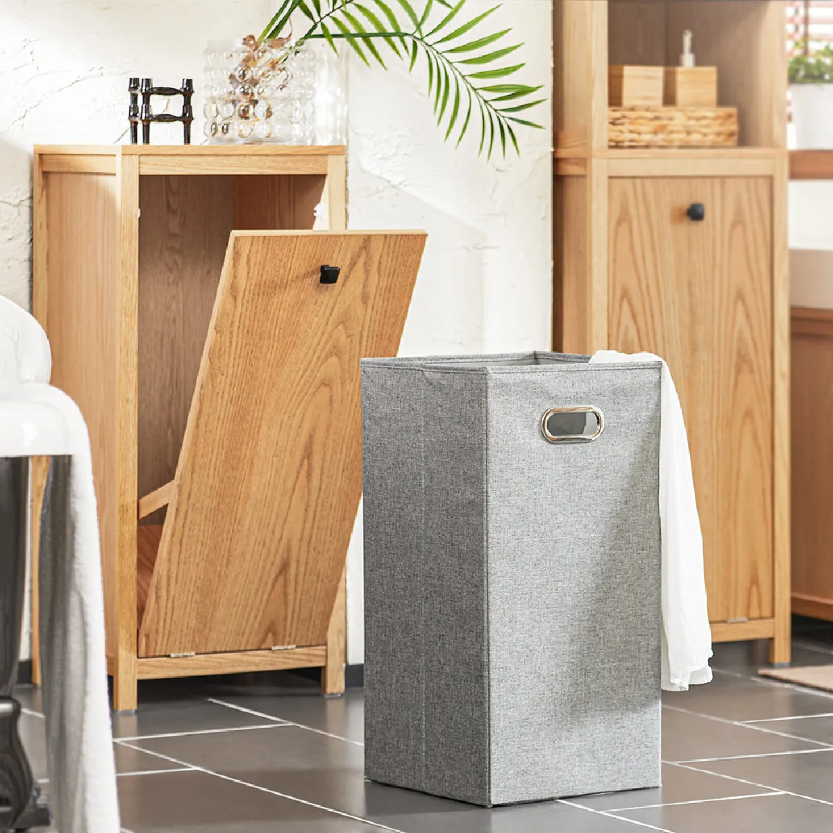 SoBuy Armoire à linge BZR110-W