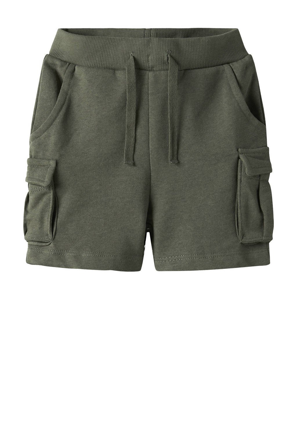 NAME IT sweatshort olijfgroen