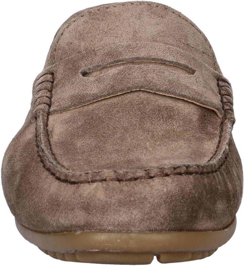 Greve Imola suède mocassins taupe