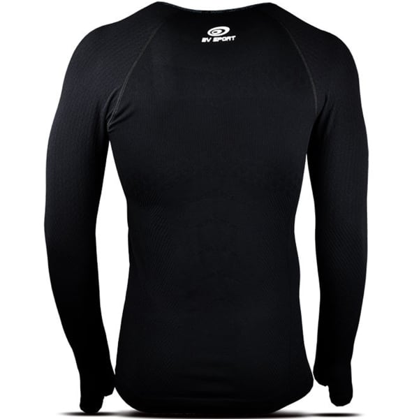T-shirt running BV SPORT R-TECH EVO2 LONG NOIR