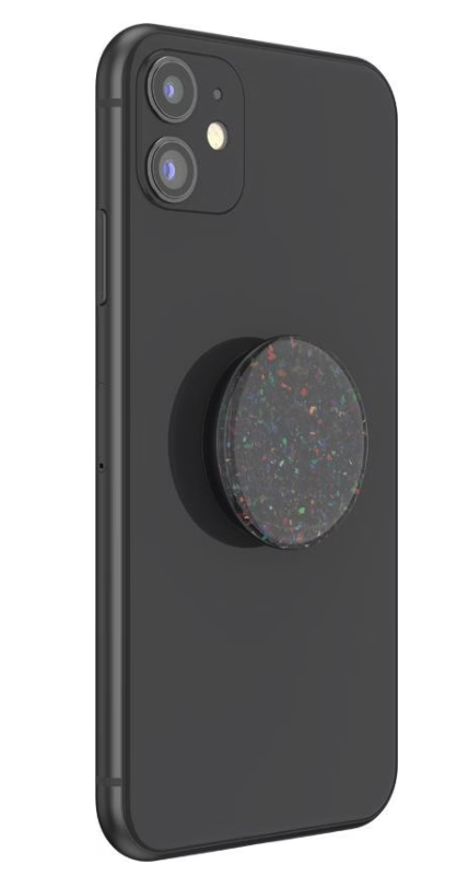 PopGrip Premium Finger Griff Halterung (Austauschbarer Top) für Smartphones / Tablets (803752) - Iridescent Confetti Oil Slick