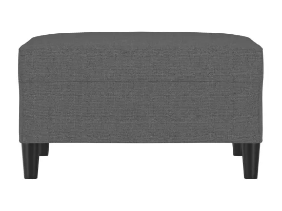 Repose-pied Gris foncé 70x55x41 cm Tissu