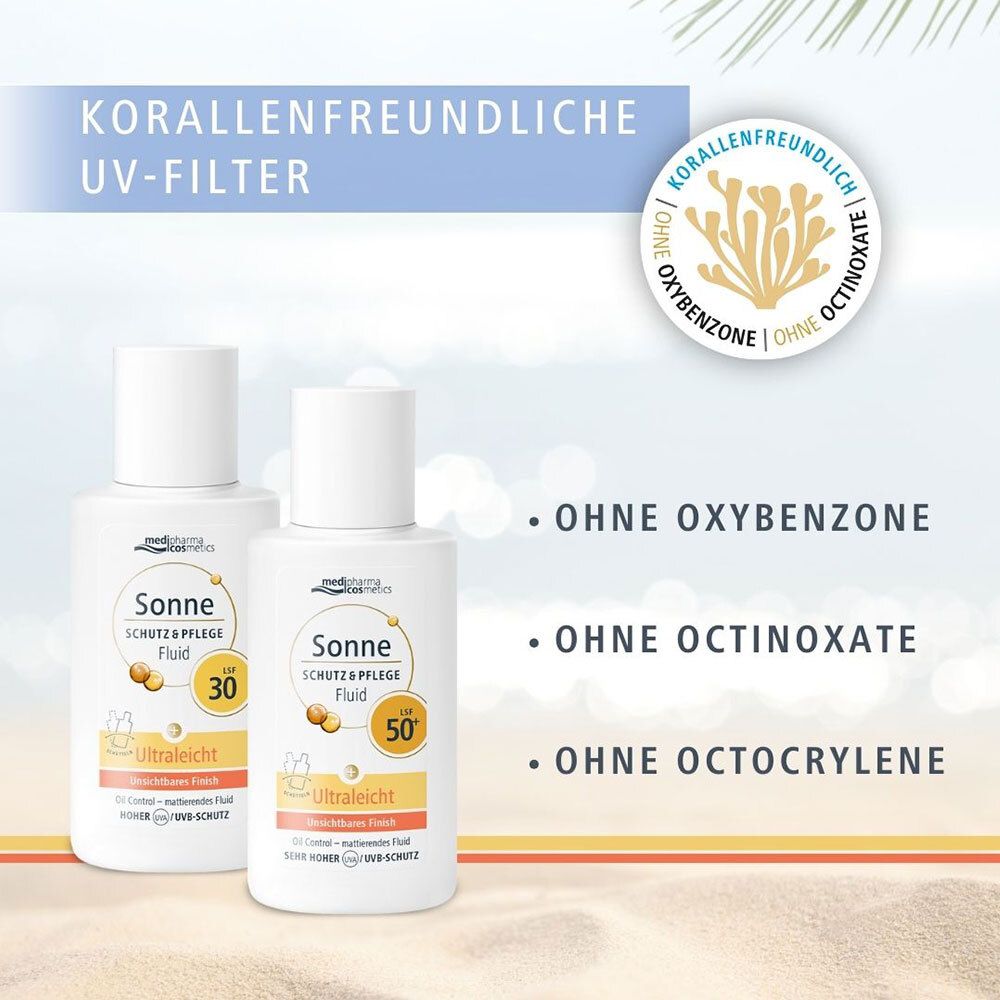 medipharma cosmetics Sonne Schutz&Pflege Fluid LSF 50+