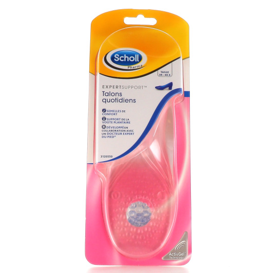 Semelles talons quotidiens Scholl ActivGel