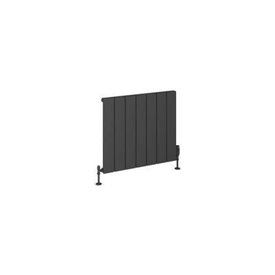 Eastbrook Rosano horizontale aluminium radiator 60x66cm Antraciet 777 watt