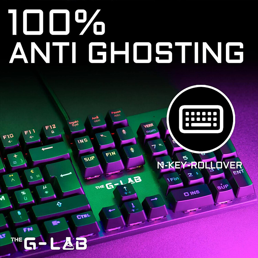 The G-Lab Keyz Carbon EX - Outemu Blue
