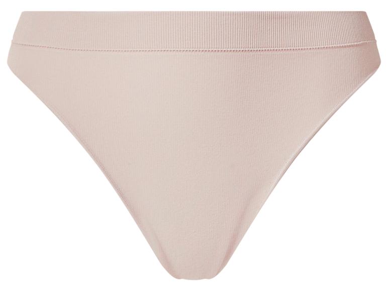 Set van 3 geribde dames strings