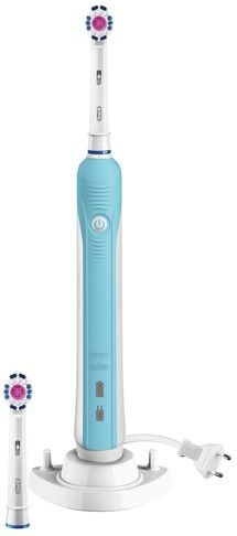 Oral-B - Pro 1 770 - Elektrische Tandenborstel - Wit - Inclusief 2 Tandenborstelkoppen