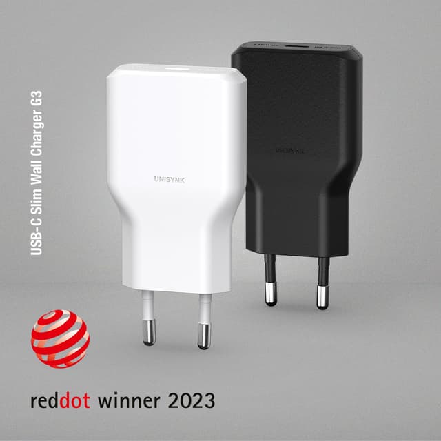 Unisynk G3 36W USB-C vægoplader (hvid)