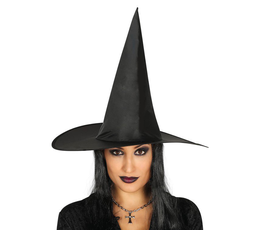 Halloween Heksenhoed Haar Zwart