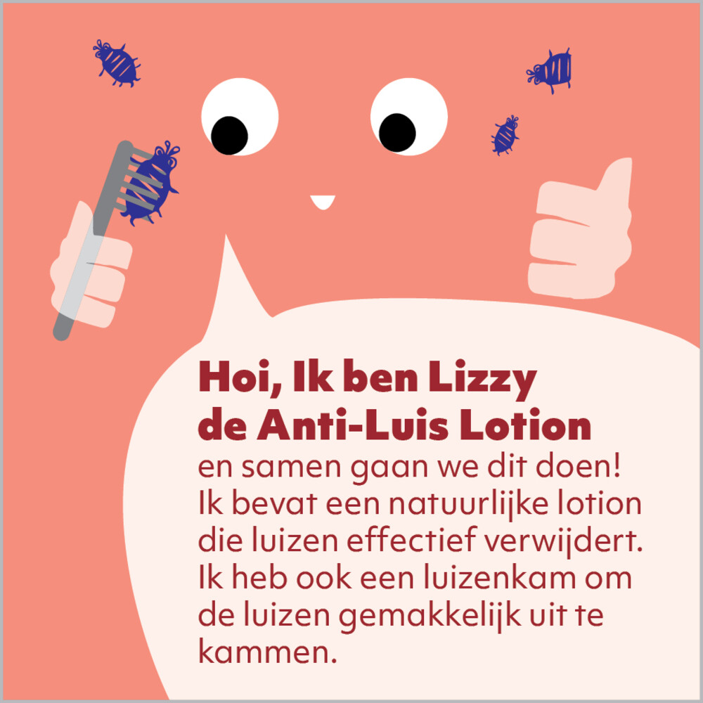 Kidsner Lizzy Anti Luizen Lotion + Luizenkam75 ml