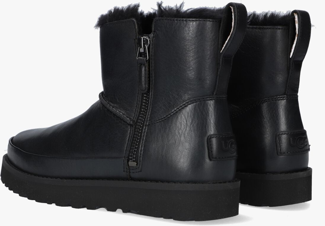 UGG zwarte ugg vachtlaarzen w classic zip mini