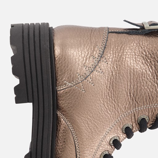 Red-Rag Veterboots brons Leer