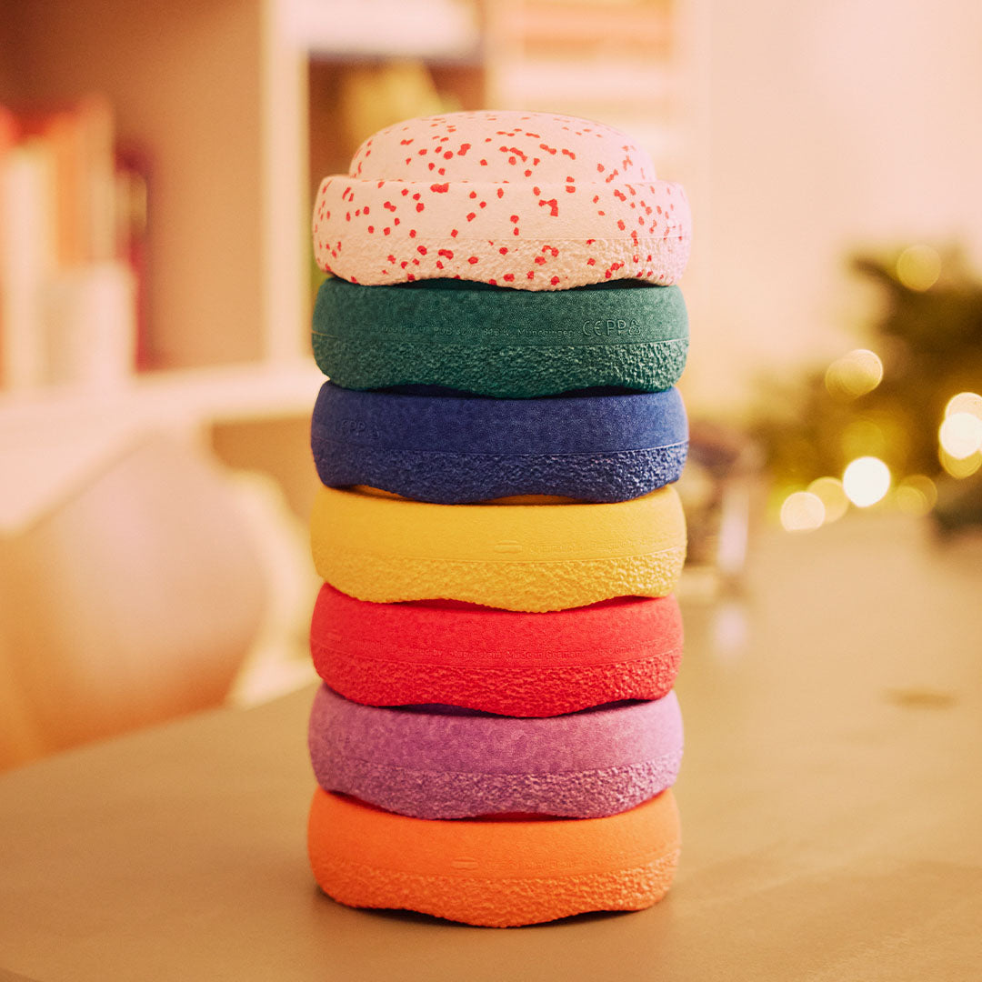 stapelstein christmas special original MINI rainbow classic - blush