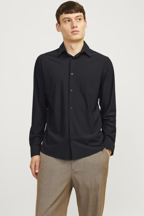 Jack & Jones zwarte heren overhemd