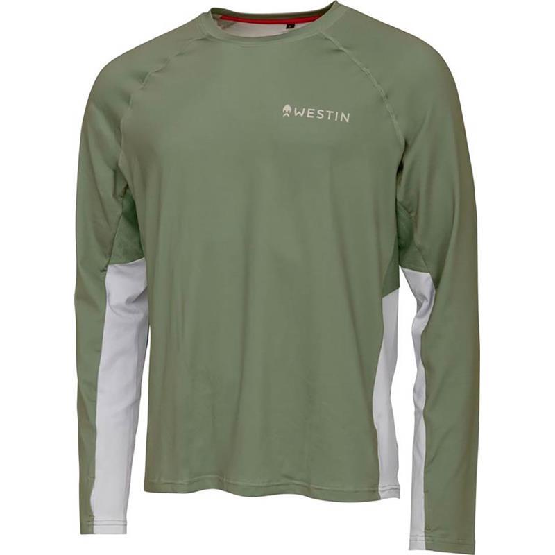 Tee Shirt Manches Longues Homme Westin Flats Upf Shirt - Sage Green