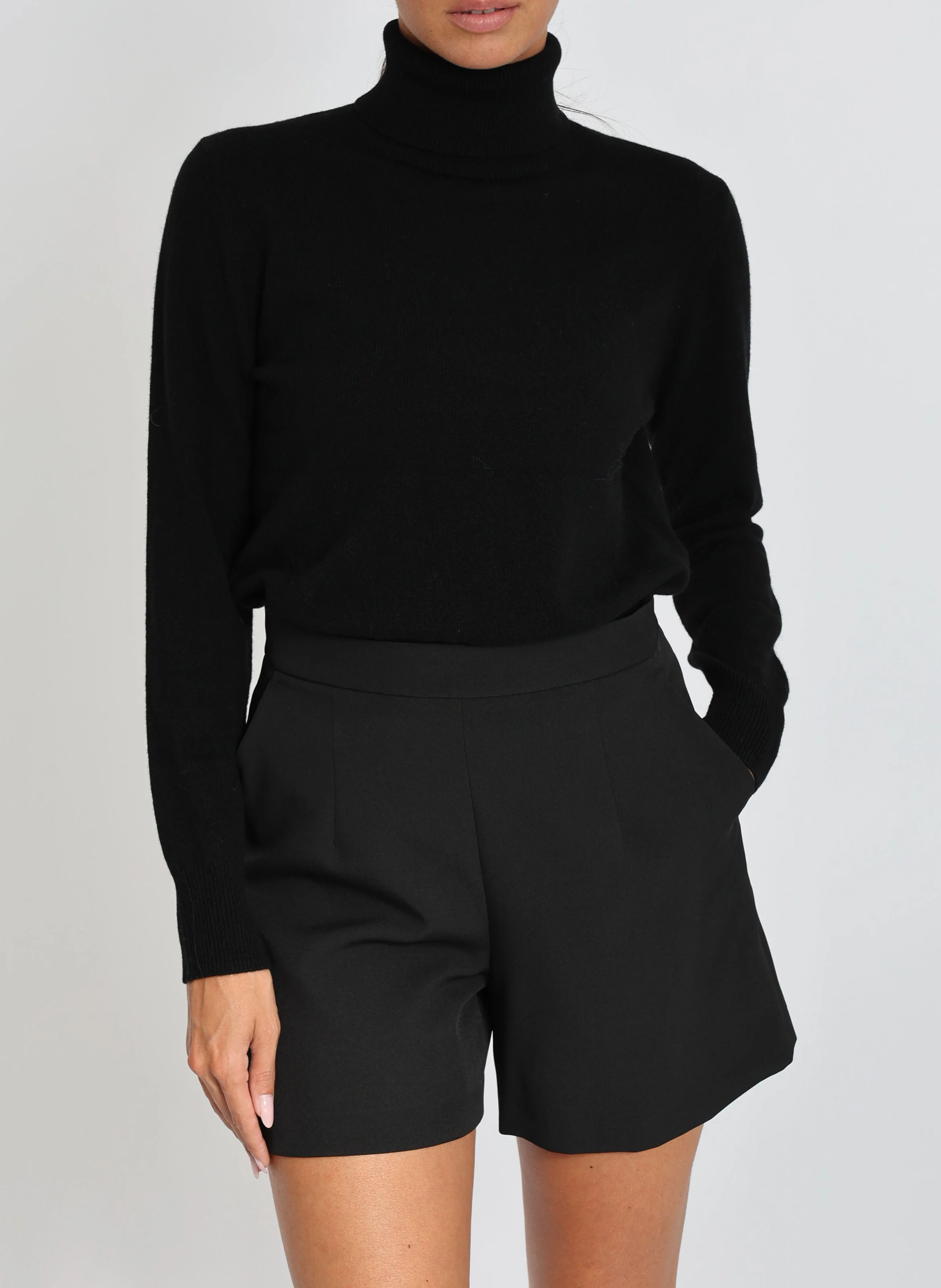 MATHILDA - Short ample taille haute | Noir
