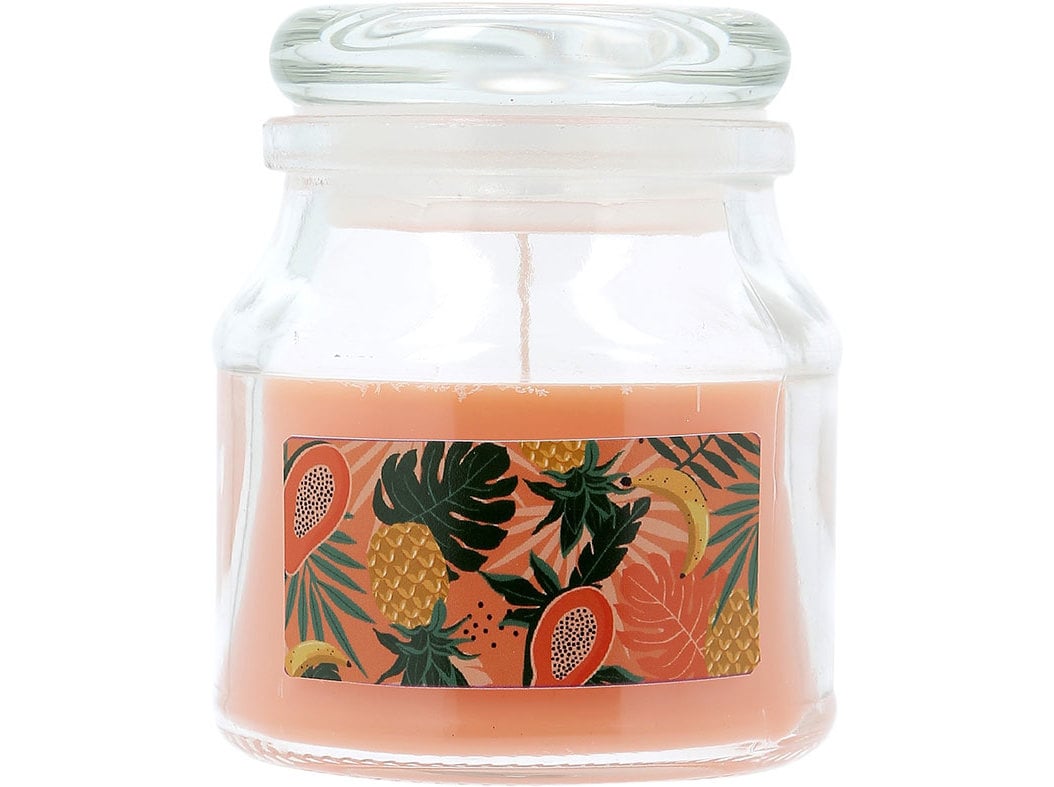 VELA PERFUMADA ACTUEL FRUTOS COM FRASCO VIDRO