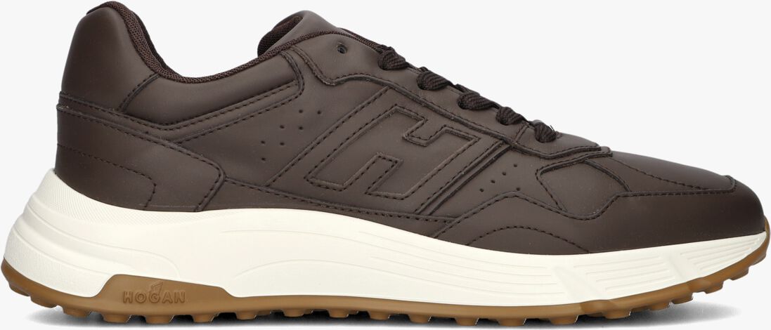 bruine hogan lage sneakers hyperlight allacciato h