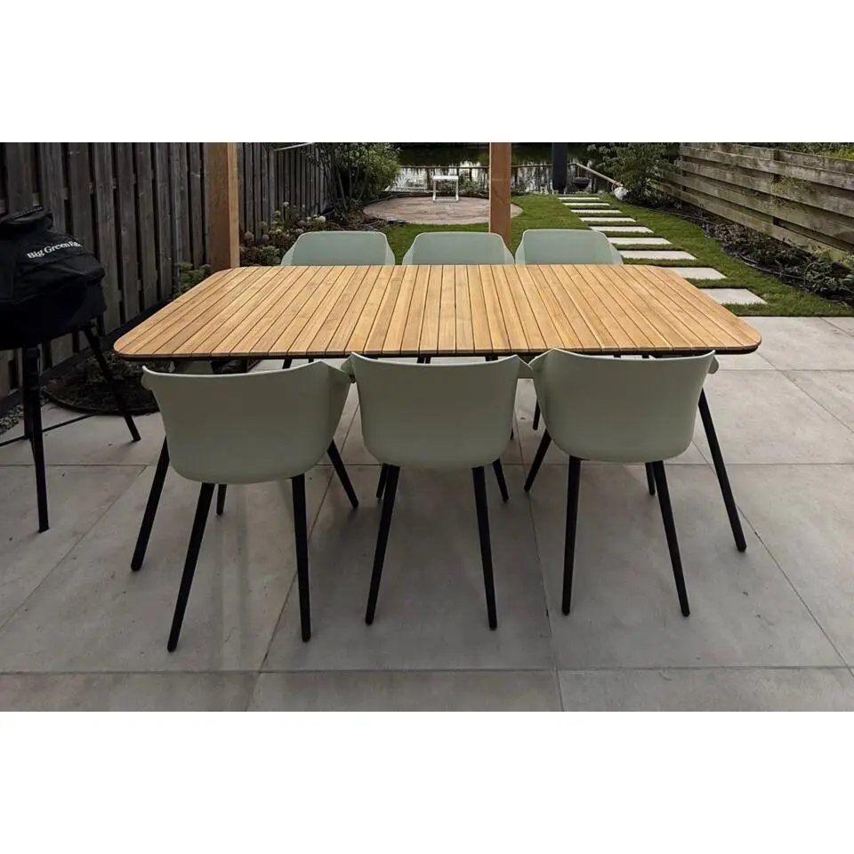 VDG Bella tuintafel - teakhout - 220x95 cm