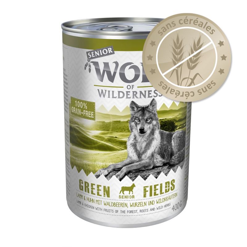 Lot Wolf of Wilderness Senior 24 x 400 g
