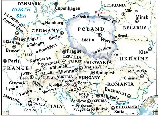 NATIONAL GEOGRAPHIC - 3330 POLAND 1 750 000