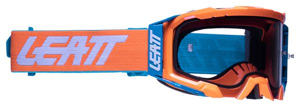 Masque Leatt Velocity 5.5 - Neon Orange - Ecran gris clair 58%