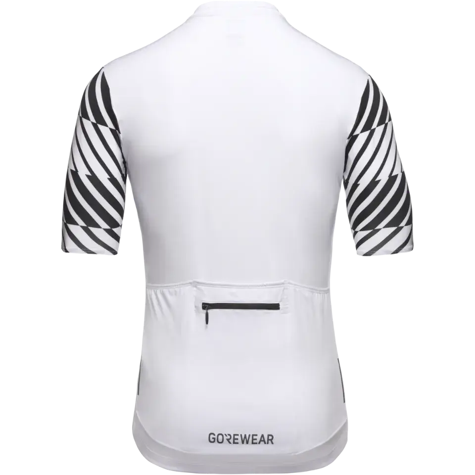 GORE Wear Swiftride Optical Fietsshirt Korte Mouwen Wit/Zwart Heren